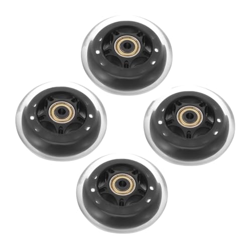 HANABASS Quiet Movement 4pu Replacement Wheels 2.5 Inch for Furniture Luggage Skates