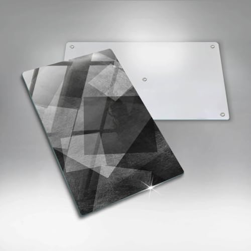 Planche à découper induction Wallfluent 30x52 cm en verre - 6