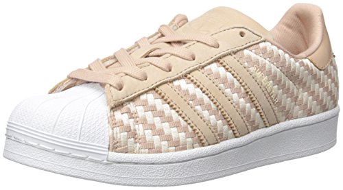 Image of adidas Originals Women's Superstar Sneaker, Dust Pearl /Linen /White, 11