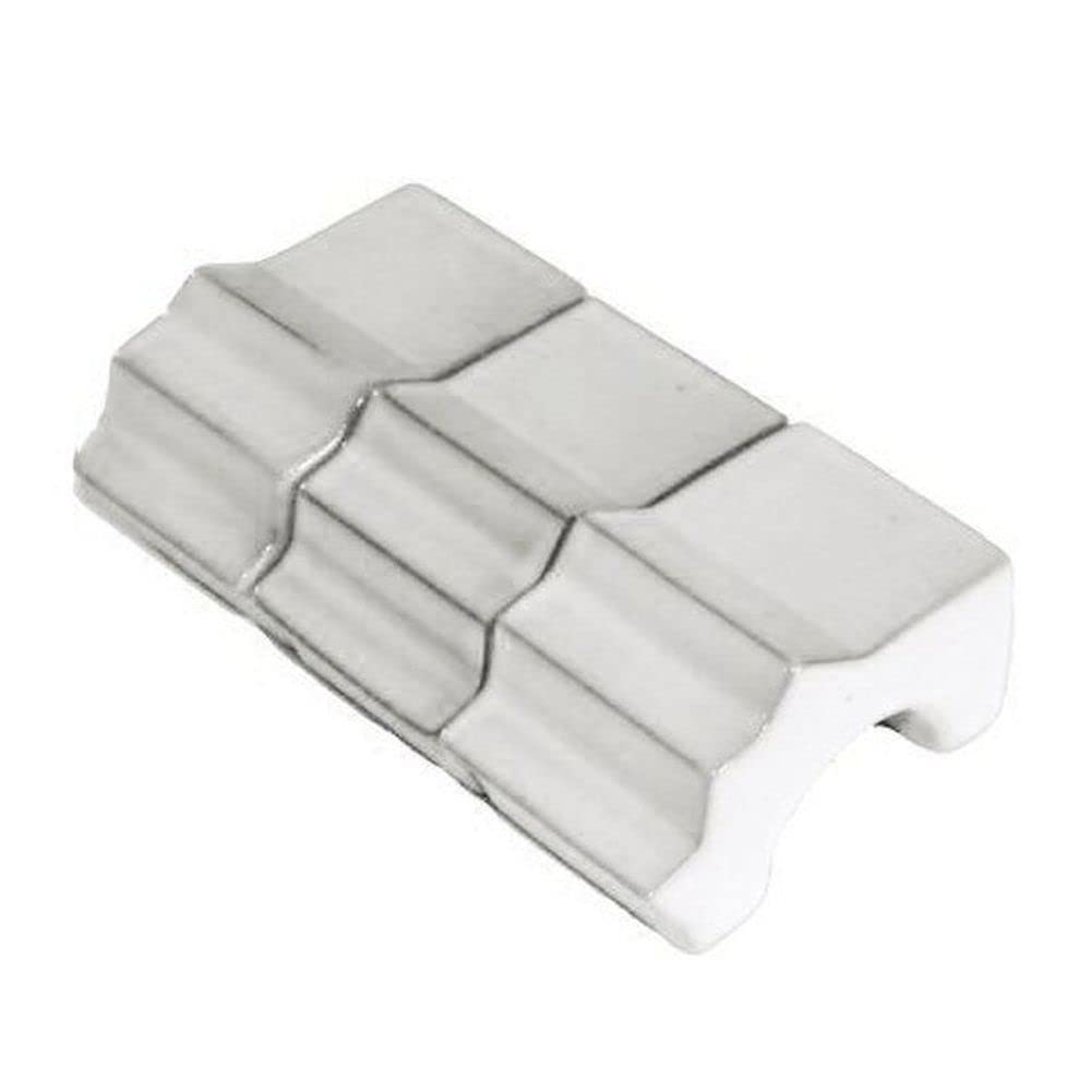 Woodlodge Products Cream Yfbcr Large Glazed Pot Feet, Pack Of 3