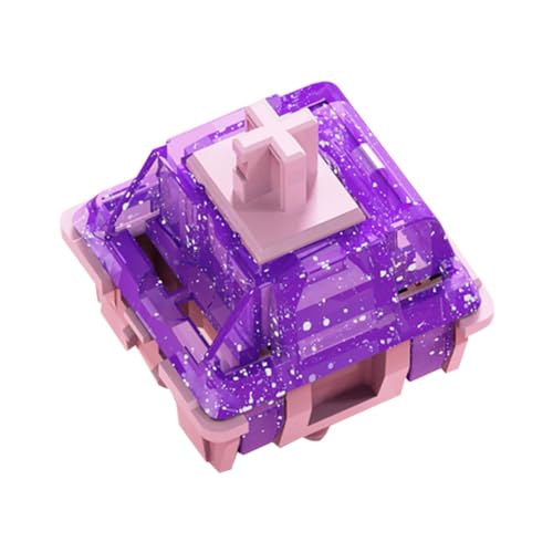 Steowsey 70 interruptores MX sedosos F.S Night Shaft de 5 pines para teclado mecánico de juegos DIY
