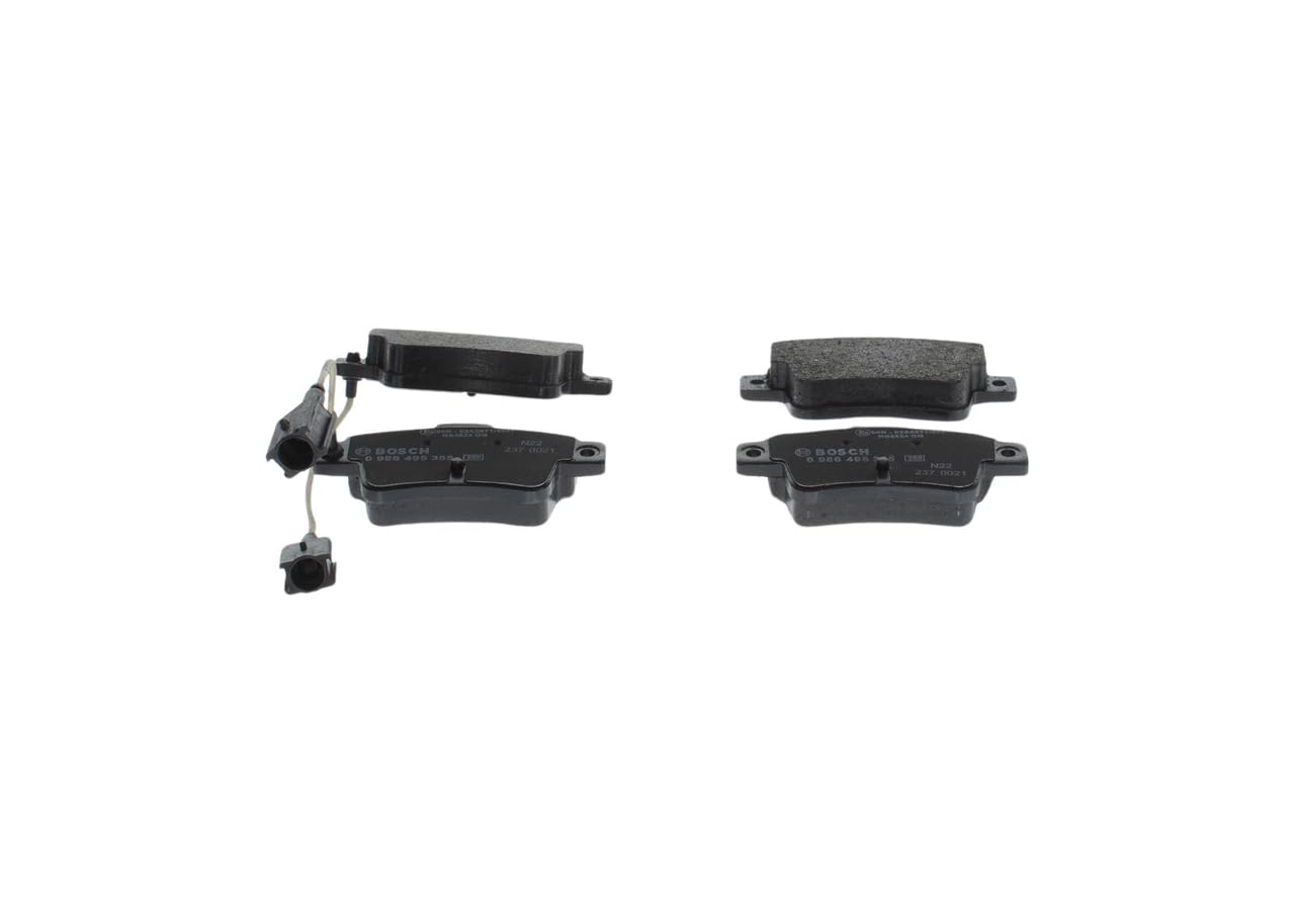 Bosch BP1647 Pastillas de freno - Eje trasero - certificación ECE-R90-1 juego de 4 pastillas