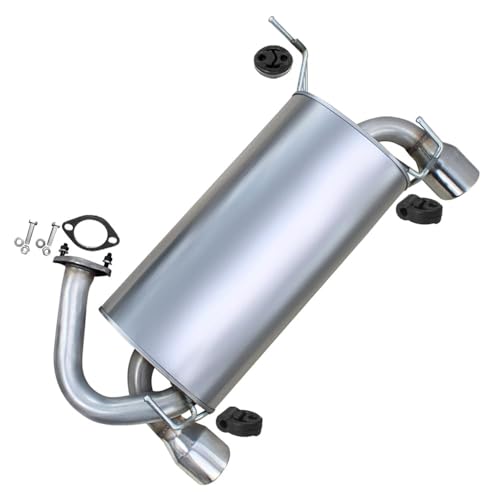 Exhaust Muffler Compatible for 2003-2006 Nissan 350Z 3.5L | Stainless Steel | Northeastern Exhaust | Free Gasket, Hangers, Bolt Kits Included | Automotive Replacement Part