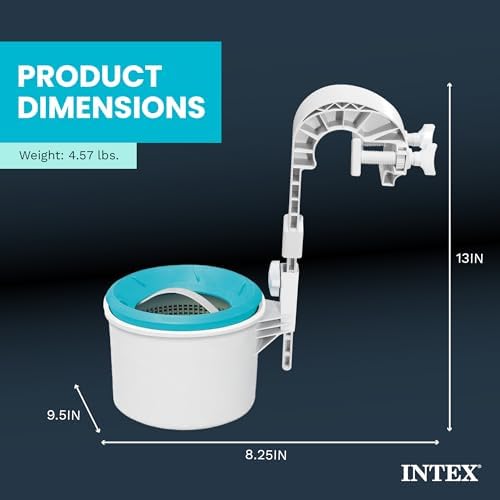 Intex Deluxe 800 GPH+ Wall-Mounted Swimming Pool Surface Automatic Skimmer Detail