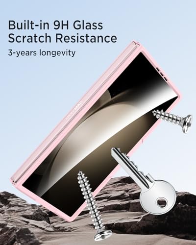 Protection Antichoc Samsung Z Fold 5 Rose Rigide Slim avec Béquille Support