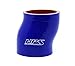 HPS 2" ID, 6" Length, Silicone Offset Coupler Hose, High Temp 4-ply Reinforced, Blue