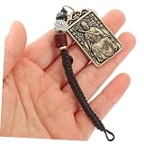 IFANLANDOR Klasyczny Mosiężny Brelok Taisui z Chińskim Węzłem Lekki Ozdobny Amulet Klucze z Unikalnym Symbolem Szczęścia i Tradycyjnym Stylem Feng Shui Idealny Prezent i Dekorację