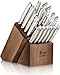 Cangshan Z1 Series 1024197 German Steel Forged 17-Piece Knife Block Set, Walnut