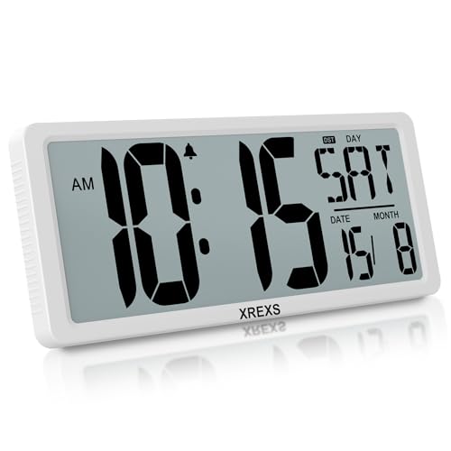 XREXS Reloj de Pared Digital 13,46