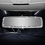 Car Accessories for Women ,Cute Bling White Rhinestone Car Interior Aesthetic Rear View Mirror, Sparkle Car Bling Accessories, Glitter Wide-angle Crystal Diamonds Clip on Review Mirror for Girls Gift