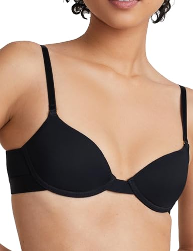 Image of Pepper T-Shirt Bra | Demi T-Shirt Bras for Women with Small Chests, J-Hook, Racerback Style w /Lightly Lined Cups, (30A-40B)