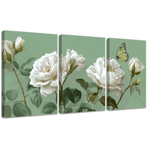 Diamond painting adultes lot de 3 papillons et fleurs 60x90cm carrés pour broderie murale 2S-1403