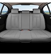 Coverado Back Seat Cover, Gray Seat Covers for Cars, Waterproof Back of Car Seat Protector for Ki...