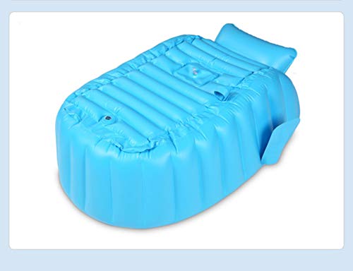 XINAN-US Banheira inflável para bebês antiderrapante, portátil, infantil, piscina, chuveiro dobrável