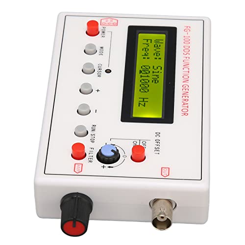 Image of DDS Function Signal Generator, Sine Wave 1Hz-500KHz, Square Wave 1Hz - 20kHz, Triangle Wave 1Hz - 20KHz, Ramp Wave 1Hz - 20kHz, for Electronic Testing and Debugging