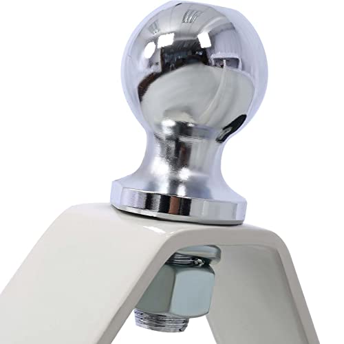 Trailer Dolly With Pneumatic Tires, 600Lb Gross Towing Weight Trailer Dolly Mover With 1-7/8 In Ball,Heavy Duty Trailer Mover For Car, Rv, Boat (Gray) #TOP6