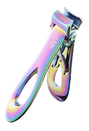 Image of Beaute Secrets Luxury Nail Cutter Set With Nail Filer, Fingernail & Toenail Clipper with Sharp and Sturdy Blade, Premium Stainless Steel Nail Set with 17mm Wide Jaw Opening for Thick Nails (Rainbow)