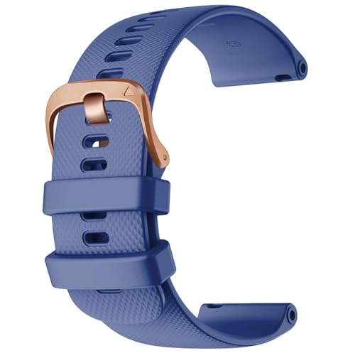 [HRYHWASE] VR[vXgbvK[~ Vivoactive 4S vohX}[gEHb` Vivomove 3S Venu2S uXbgXgohxg (Color : Navy, Size : 18mm Vivomove 3