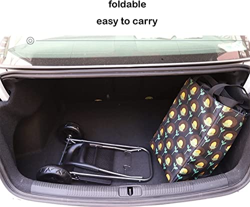 Einkaufstrolley Faltbare Einkaufstrolleys, Einkaufstasche Mit Rädern, Rollender Allzweckwagen, Wiederverwendbare… – Bild 6