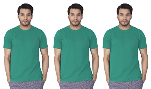 Image of Lux Nitro Men's Regular Fit Round Neck T-Shirt Proud Peacock