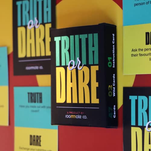 Image of Roommate Company Card Game Combo-The Ultimate Party Game for Game Night, Bachelorette, College, Birthdays, & More| Card Games for Adults (Truth Or Dare)