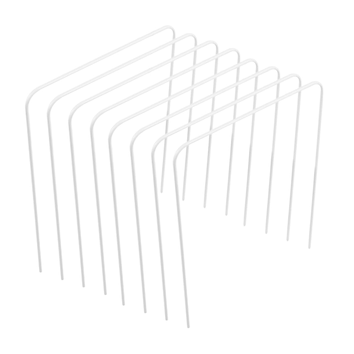 NAMOARLY Standard Croquet Wickets Set Wire Football Goal Set Metal Hoops for Boys and Girls Adults