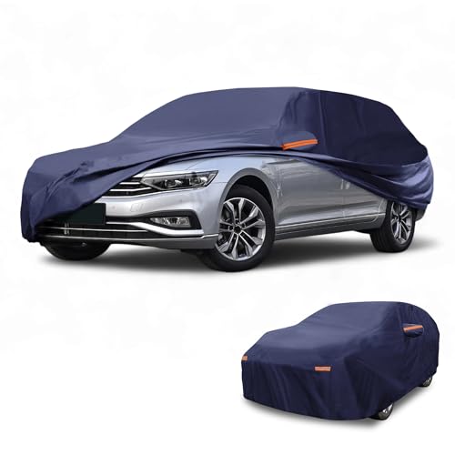 Partuto 190T-PU Universal Waterproof Car Cover for Wagon 177-190in