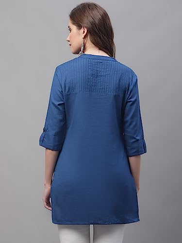 Image of Pistaa's Women's Cotton Relaxed Fit Short Kurti