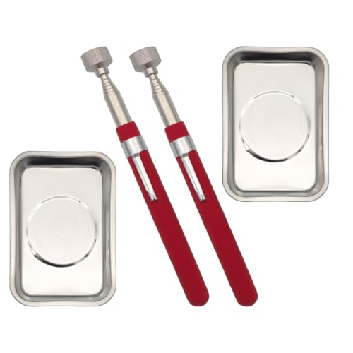 VASTOOLS Telescopic Magnetic Pickup Tool Set,2pcs 8LB Magnet...