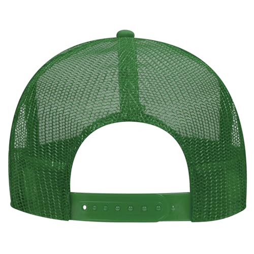 Image of OTTO Polyester Foam Front 5 Panel High Crown Mesh Back Trucker Hats in 97, Bulk, Wholesale
