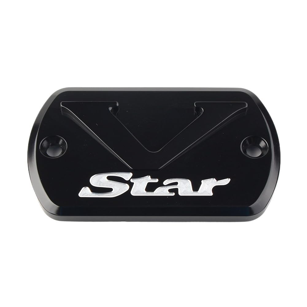 Tapón depósito líquido Frenos Tapa de depósito de líquido de Frenos Delantero de Motocicleta, Tapa de depósito para Y&amaha V Star XVS 650/950/1100/1300