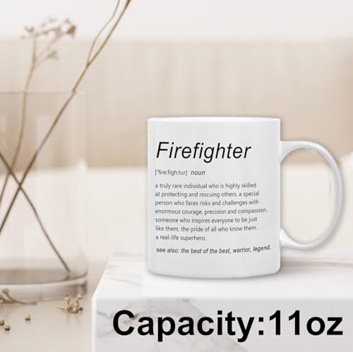Taza cerámica para bombero 11oz QASHWEY miniatura 2