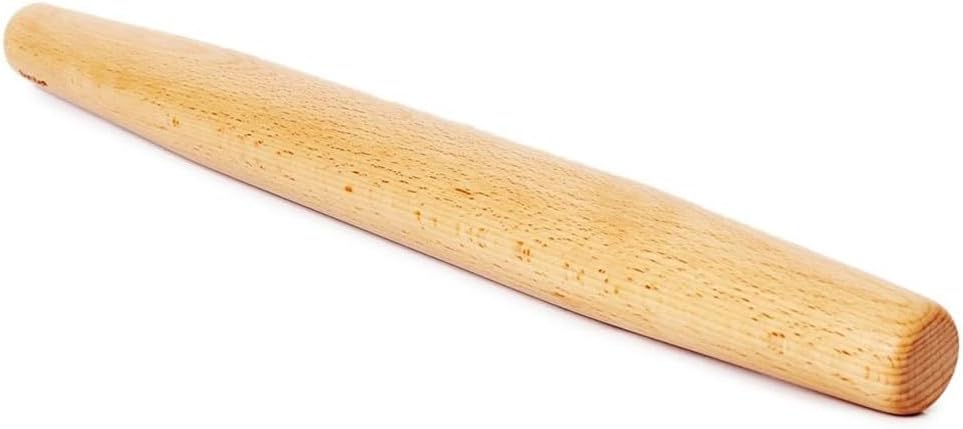 Wooden Rolling Pin Dough Roller Essential Kitchen Utensil Tool for Making Pasta Pies and Biscuits