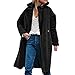 Produktbild TWBB Damen Mantel Knielang Fellmantel,Winter Pelzmantel Kunstfell Winterjacke Fur Jacke stylischer Einfarbig Jacke