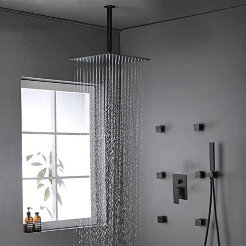 Mitigeur de douche encastré complet avec ensemble de bain et flexible - 5
