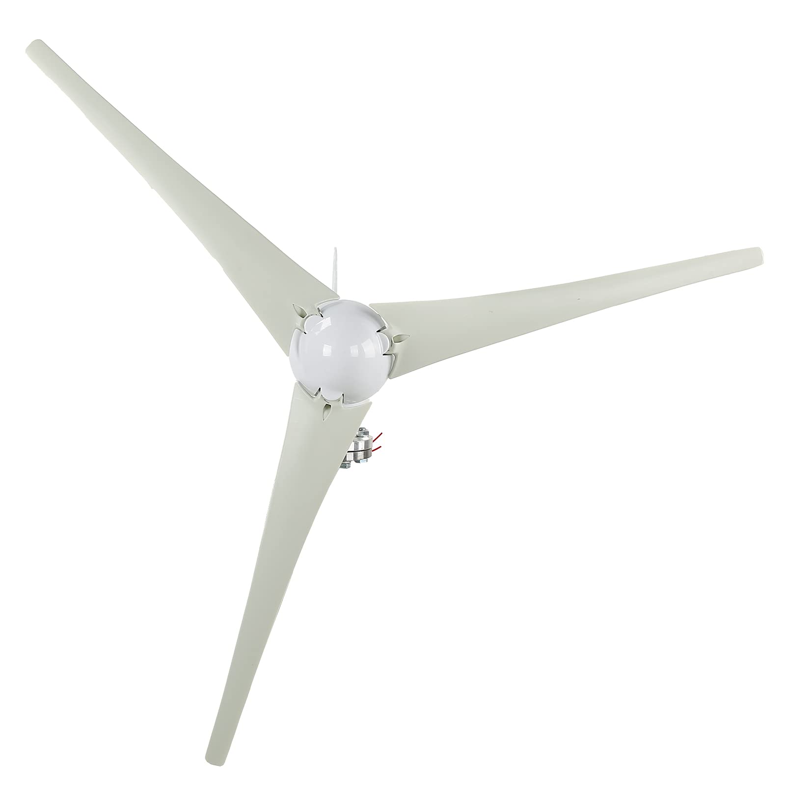 Wakects Kit Turbina Eolica, Generatore Eolico da 400 W 12 V con Lega di Alluminio e Fibra di Nylon, 3 Pale, velocità del a Bassa velocità, Doppio Cuscinetto, per di Ricarica Esterno Casa Fattoria