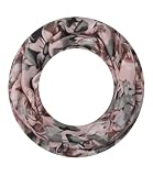 Majea Loop Schal Damen Schlauchschal Halstuch schmaler Loopschal (880050) (rosa 19)