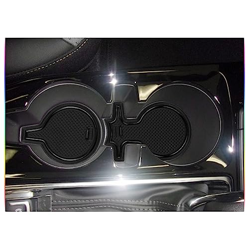 Image of SKTU 2024 2025 2026 Chevy Trax Door Slot Mat for 2024 2025 2026 Chevrolet Trax (LS,1RS,LT,2RS,ACTIV) 14PCS Fit 2024 2025 2026 Chevy Trax Accessories Door Compartment Cup Center Console Liners (Black)