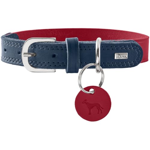 Collier pour chien réglable en cuir véritable souple et résistant LEMVIG