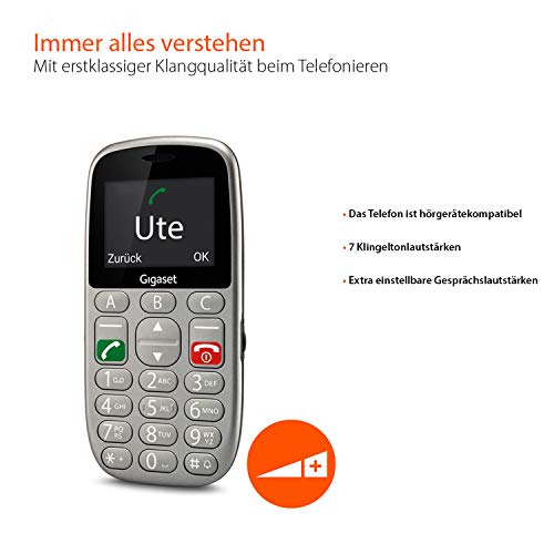 Seniorenhandy Gigaset GL390 GSM mit SOS-Notruf-Taste
