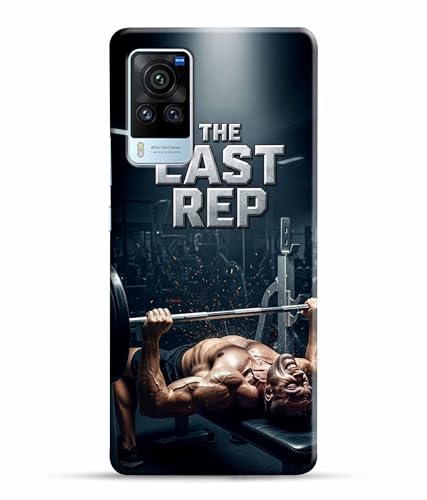 Image of Last Rep Gym Motivation Quotes Printed Hard Back Case Cover & Compatible for Vivo X60 Pro 5G | Vivo X60 Pro | V2046 (Multicolor) - D1808