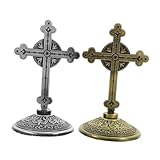 Croix religieuse : la statue en croix est un décor religieux significatif pour votre maison, restaurant, hôtel, table d'étude, décoration d'étagère