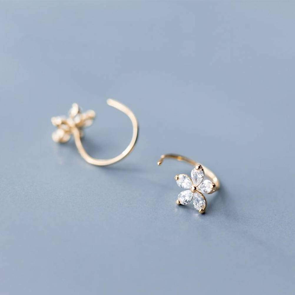 Orecchini Donna Argento 925 Stile Coreano - A Granchio Con Zirconi - Piccoli Animaletti Simpatici