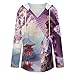 Japanese Kimono Beauty Geisha Hoodies for Women V Neck Pullover Sweatshirts Long Sleeve Shirts Fashion Tops