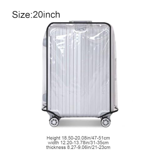 Housse de protection en PVC anti-rayures et anti-poussière pour grande valise