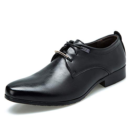 Mens Dress Shoes Tuxedo Classic Modern Formal Business Oxford Casual Comfortable Leather Lace Up Oxfords Shoes