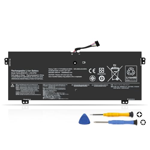 K KYUER 48Wh L16C4PB1 L16L4PB1 L16M4PB1 Laptop Batería para Le-Novo Yoga 730-13IKB 730-13IWL 720-13IKB 720-13IKBR Type 81CT 81JR 81C3 80X6 Serie 5B10M52739 5B10M52738 5B10M52740 5B10Q38237 5B10Q38238