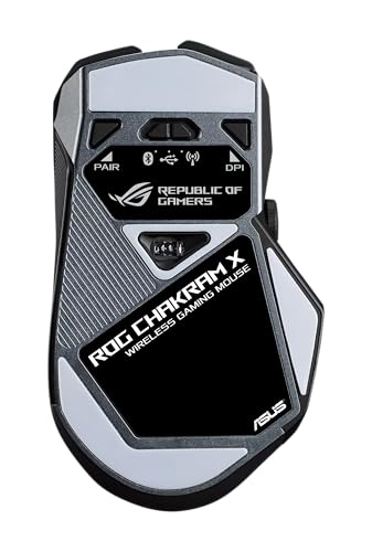 ROG Chakram X Origin Gaming Mouse, Tri-Mode Connectivity (2,4 GHz RF, Bluetooth, Wired), 36000 dpi Sensor, 11 pulsanti programmabili, Detachable Joystick, Paracord Cavo, Black - Mouse gaming - Immagine 8