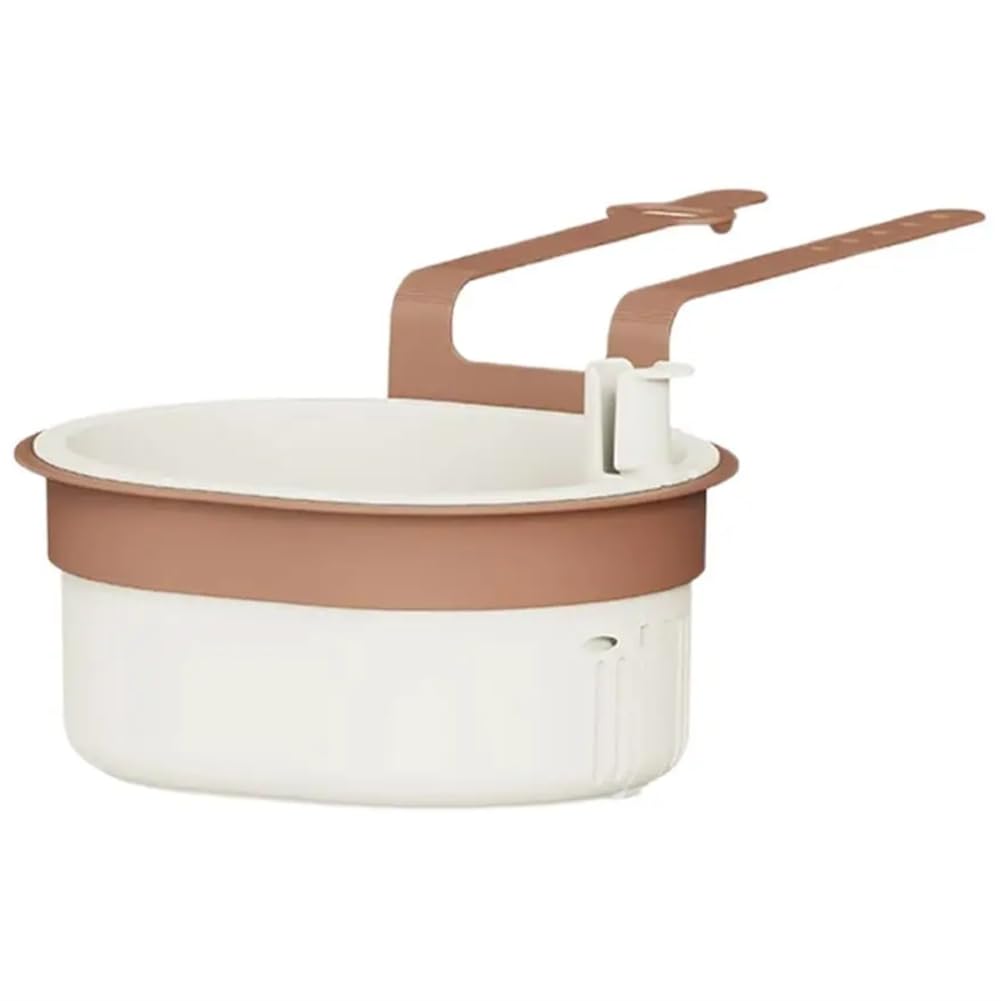 Vjsujehgy Sink Hanging Strainer Basket Openable Bottom Cover Detachable, Multifunctional Drain Garbage Filter Kitchen Bas