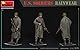 MiniArt 35245 1:35 Fig. US Soldaten m. Regenkeidung(5)-originalgetreue Nachbildung, Modellbau, Plastik Bausatz, Basteln, Hobby, Kleben, Modellbausatz, Zusammenbauen, unlackiert